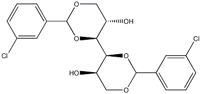 1-O,3-O:4-O,6-O-Bis(3-chlorobenzylidene)-L-glucitol|