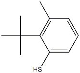 2-tert-Butyl-3-methylbenzenethiol Struktur