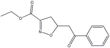 5-(2-Oxo-2-phenylethyl)-4,5-dihydroisoxazole-3-carboxylic acid ethyl ester