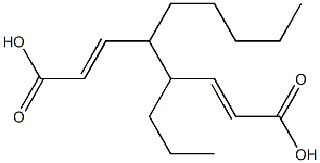 Diacrylic acid 1-pentyl-2-propyl-1,2-ethanediyl ester Struktur