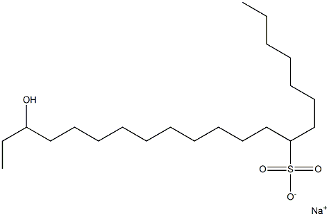 19-Hydroxyhenicosane-8-sulfonic acid sodium salt|