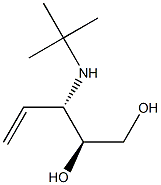 (2S,3S)-3-(tert-Butylamino)-4-pentene-1,2-diol 结构式