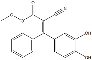 (E)-2-Cyano-3-(3,4-dihydroxyphenyl)acrylic acid 2-phenoxyethyl ester Structure