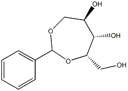 2-O,5-O-ベンジリデン-D-キシリトール 化学構造式