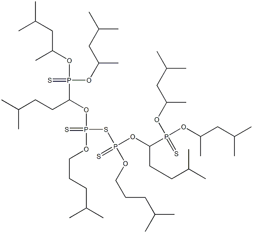 [Bis(1,3-dimethylbutoxy)phosphinothioyl][bis(4-methylpentyloxy)phosphinothioyl] sulfide