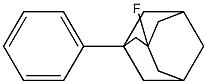 1-Phenyl-3-fluoroadamantane Struktur