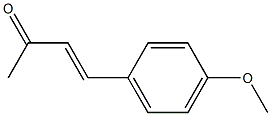 (E)-1-(4-Methoxyphenyl)-1-buten-3-one Struktur