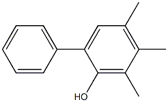 2-Phenyl-4,5,6-trimethylphenol Structure