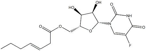 5'-O-(3-Heptenoyl)-5-fluorouridine