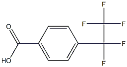 4-(ペンタフルオロエチル)安息香酸 化学構造式