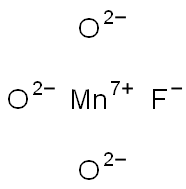 Manganese(VII) trioxidefluoride Struktur