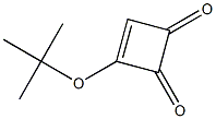 3-(tert-Butyloxy)cyclobuta-3-ene-1,2-dione Struktur