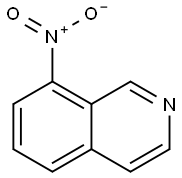 8-ニトロイソキノリン 化学構造式