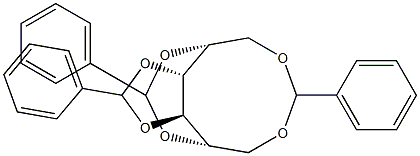 1-O,6-O:2-O,5-O:3-O,4-O-Tribenzylidene-D-glucitol Structure