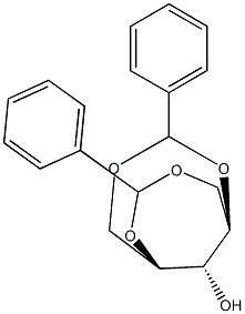 1-O,4-O:2-O,5-O-ジベンジリデン-D-キシリトール 化学構造式