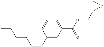3-Hexylbenzoic acid glycidyl ester|