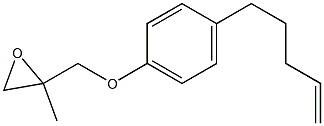 4-(4-Pentenyl)phenyl 2-methylglycidyl ether