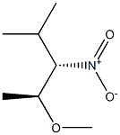 (2S,3S)-2-Methoxy-4-methyl-3-nitropentane 结构式