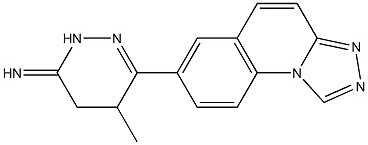 4,5-Dihydro-4-methyl-3-([1,2,4]triazolo[4,3-a]quinolin-7-yl)pyridazin-6(1H)-imine