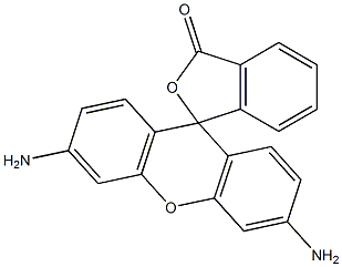 3',6'-Diaminospiro[isobenzofuran-1(3H),9'-[9H]xanthene]-3-one 结构式