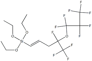 1-[Triethoxysilyl]-4,5,5,5-tetrafluoro-4-(heptafluoropropoxy)-1-pentene