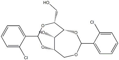 2-O,5-O:3-O,6-O-Bis(2-chlorobenzylidene)-L-glucitol Structure