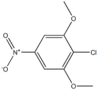 4-Chloro-3,5-dimethoxy-1-nitrobenzene Structure