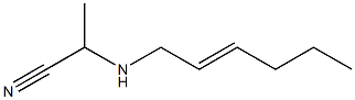 2-(2-Hexenylamino)propionitrile|