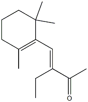 3-Ethyl-4-(2,6,6-trimethyl-1-cyclohexenyl)-3-buten-2-one Structure
