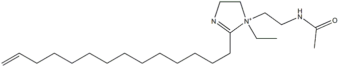 1-[2-(Acetylamino)ethyl]-1-ethyl-2-(13-tetradecenyl)-2-imidazoline-1-ium Structure