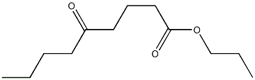 5-Ketopelargonic acid propyl ester Structure