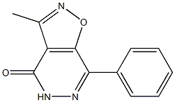 3-Methyl-7-phenylisoxazolo[4,5-d]pyridazin-4(5H)-one Structure