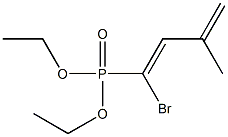 [(1Z)-1-Bromo-3-methyl-1,3-butadienyl]phosphonic acid diethyl ester
