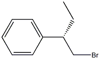 (-)-[(S)-1-(Bromomethyl)propyl]benzene 结构式