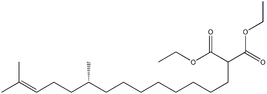 (+)-2-[(R)-9,13-Dimethyl-12-tetradecenyl]malonic acid diethyl ester