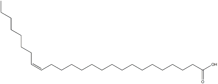 (Z)-17-ペンタコセン酸 化学構造式