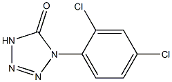 1-(2,4-ジクロロフェニル)-1H-テトラゾール-5(4H)-オン 化学構造式