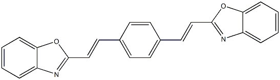 2,2'-[1,4-Phenylenebis[(E)-1,2-ethenediyl]]bis[benzoxazole] Structure