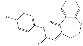 2-(4-Methoxyphenyl)-5,6-dihydro[1]benzothiepino[5,4-c]pyridazin-3(2H)-one