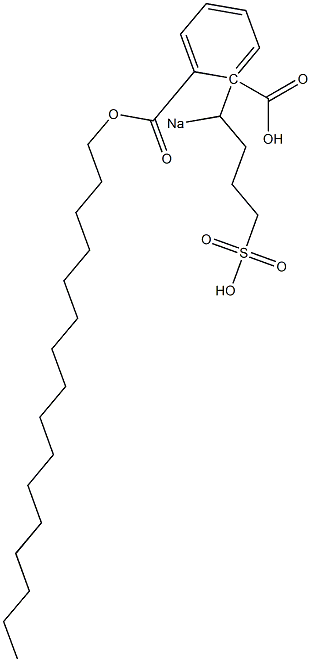 Phthalic acid 1-hexadecyl 2-(1-sodiosulfobutyl) ester