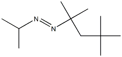 (E)-1-(1-Methylethyl)-2-(1,1,3,3-tetramethylbutyl)diazene Structure