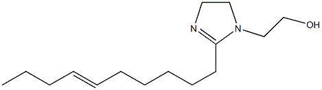 1-(2-ヒドロキシエチル)-2-(6-デセニル)-2-イミダゾリン 化学構造式