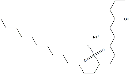 4-Hydroxytricosane-10-sulfonic acid sodium salt