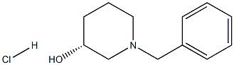 (R)-1-苄基-3-羟基哌啶盐酸盐,97%,,结构式