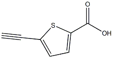 5-Ethynyl-thiophene-2-carboxylicacid 化学構造式