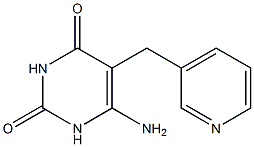 6-Amino-1-pyridin-3-ylmethyl-1H-pyrimidine-2,4-dione,,结构式
