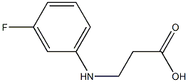 3-fluorophenyl-DL-beta-alanine Structure