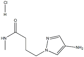 4-(4-Amino-pyrazol-1-yl)-N-methyl-butyramidehydrochloride Structure