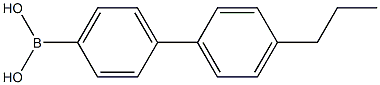 4-丙基联苯硼酸 结构式
