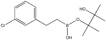 2-(3-氯苯)乙基硼酸频哪醇酯,97%, , 结构式